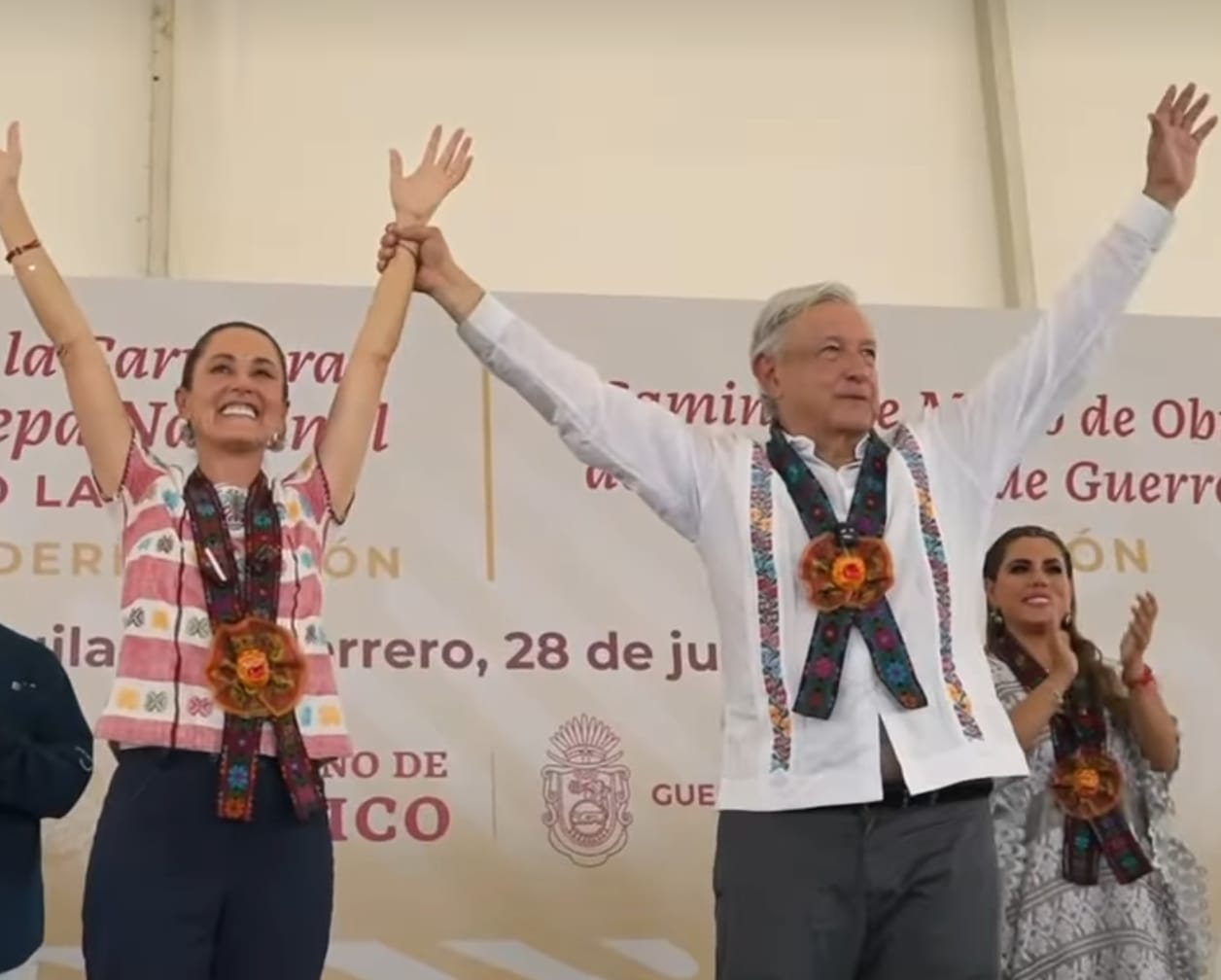 Presidente AMLO, anuncia gira con Sheinbaum por Tabasco, Chiapas y Veracruz.